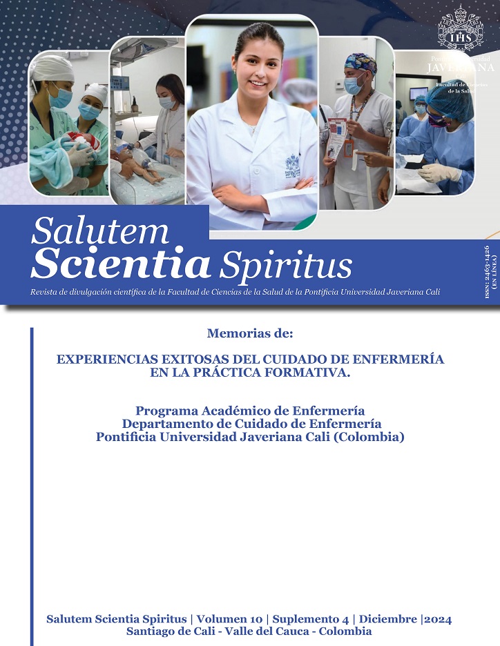 					Ver Vol. 10 Núm. 4 (2024): Revista Salutem Scientia Spiritus (Suplemento 4)
				