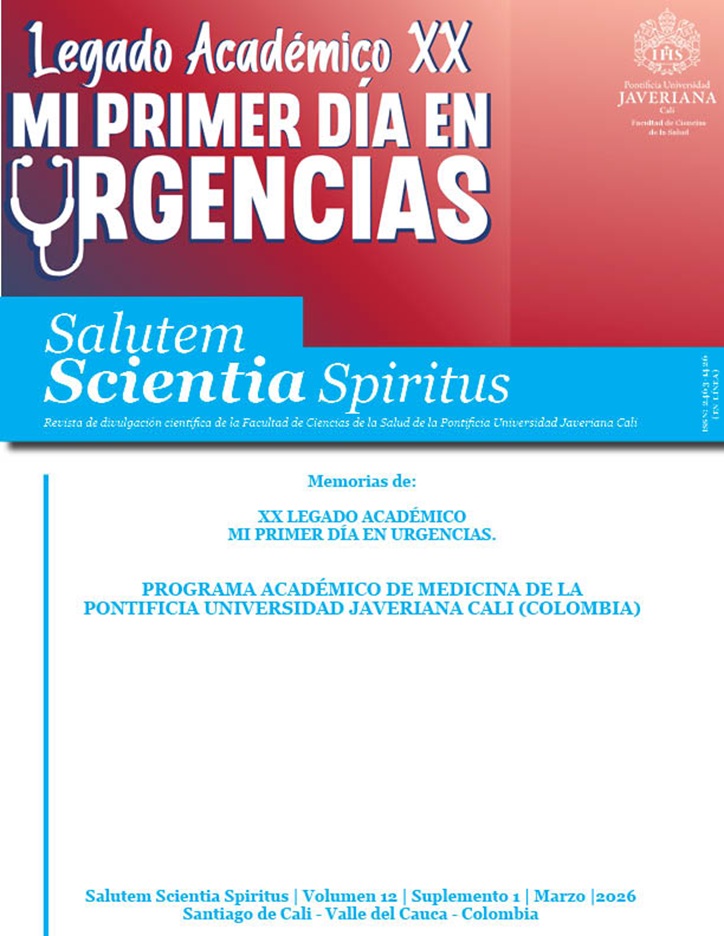 					Ver Vol. 12 Núm. 1 (2026): Revista Salutem Scientia Spiritus (Suplemento 1)
				