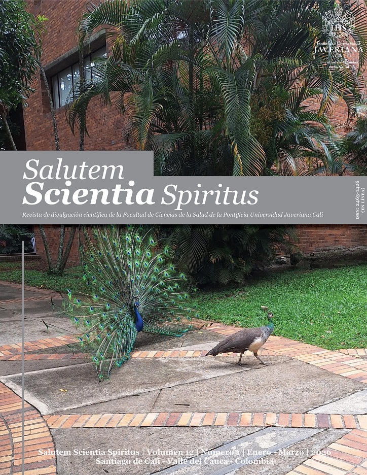 					Ver Vol. 12 Núm. 1 (2026): Revista Salutem Scientia Spiritus
				