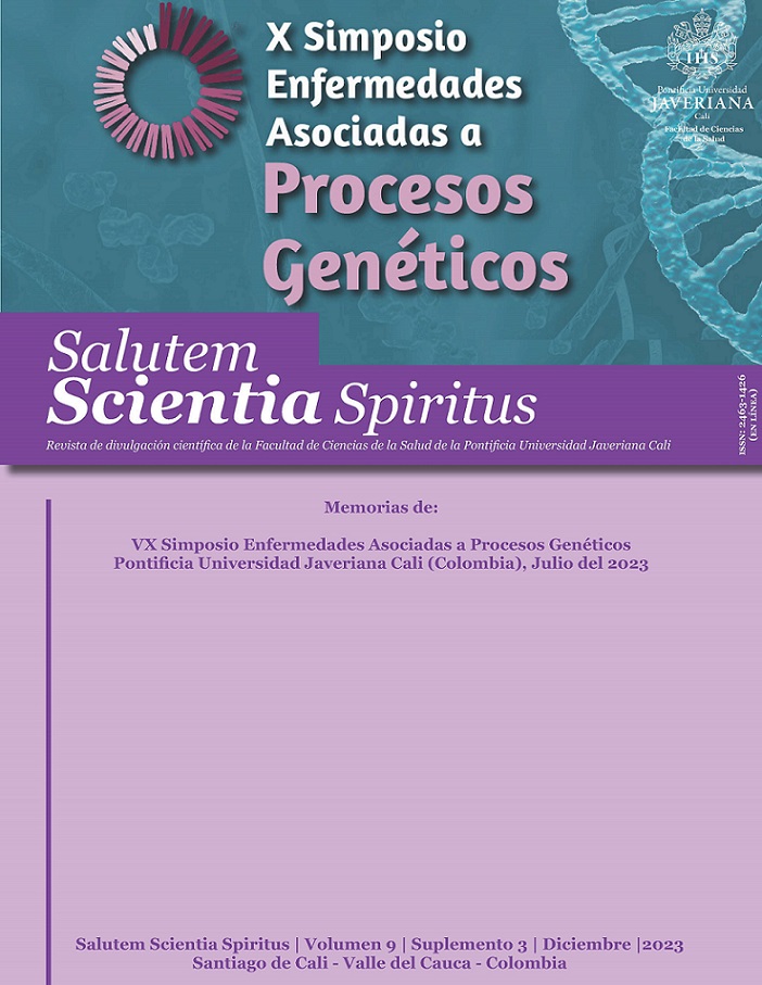 					Ver Vol. 9 Núm. 3 (2023): Revista Salutem Scientia Spiritus (Suplemento 3)
				