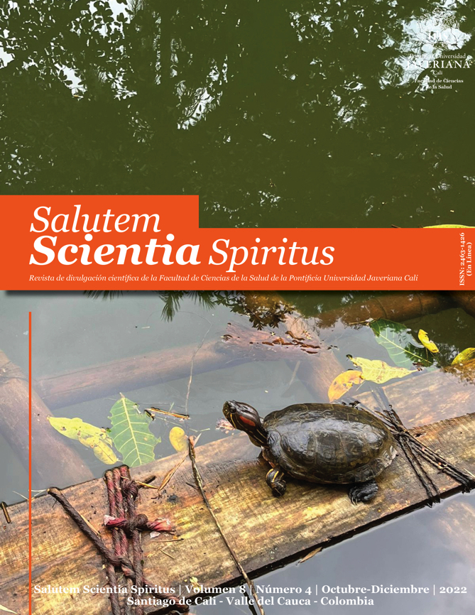 					Ver Vol. 8 Núm. 4 (2022): Revista Salutem Scientia Spiritus
				