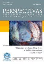 					Ver Vol. 8 Núm. 1 (2012): Revista Perspectivas Internacionales
				